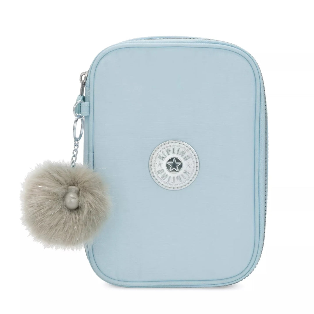 Kipling 100 Pens Pencil Case | Bridal Blue