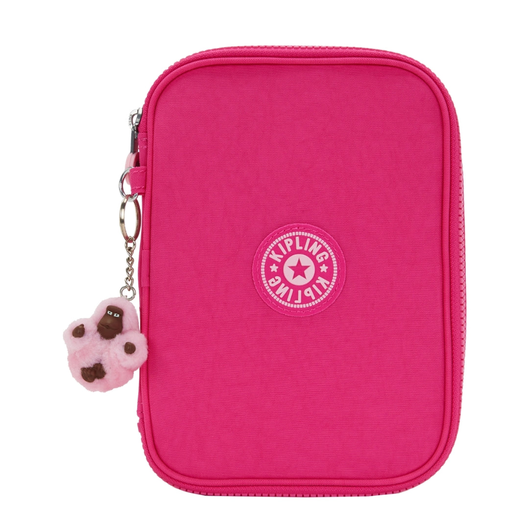 Kipling 100 Pens Pencil Case | Intense Rose
