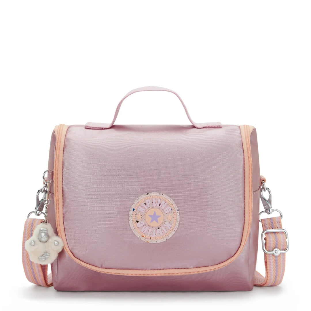 Kipling Kichirou Lunch Bag | Bronze Pink Met