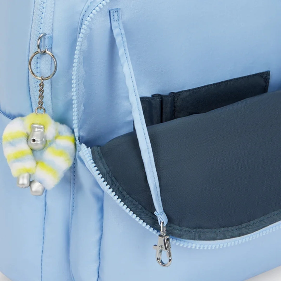 Kipling Seoul Lap Backpack Small | Clear Sky Met