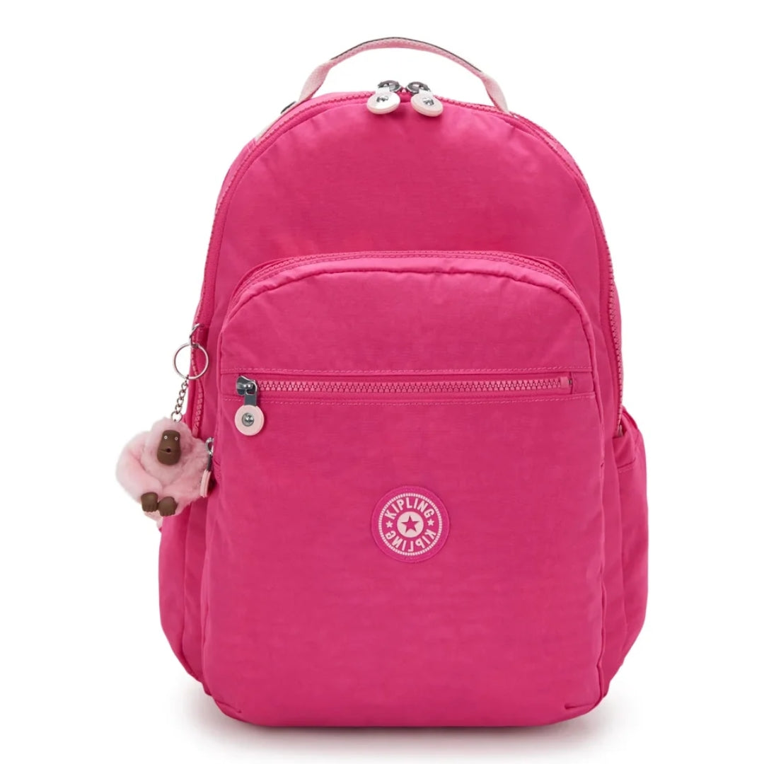 Kipling Seoul Lap Backpack | Intense Rose