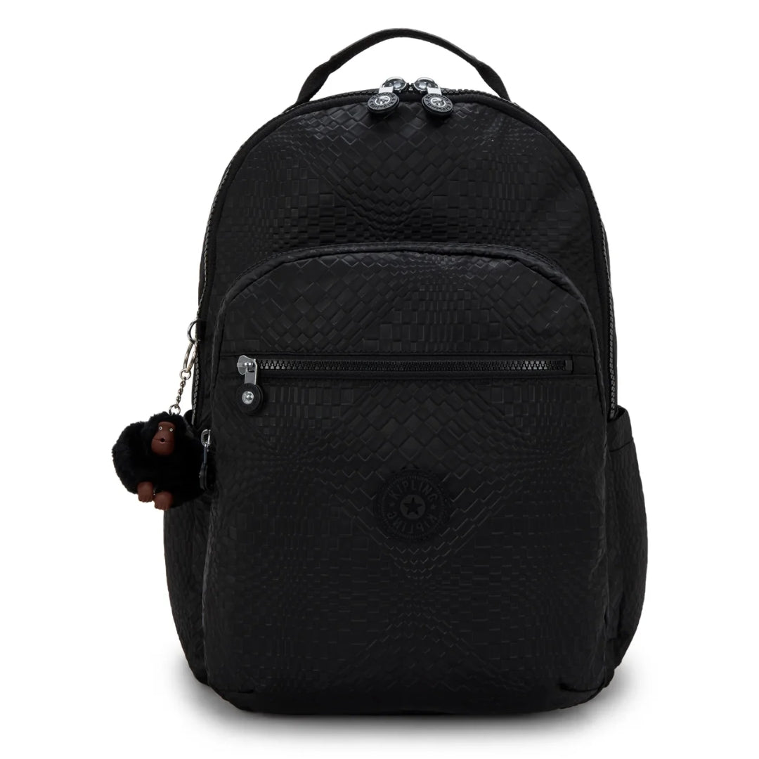 Kipling Seoul Lap Backpack | Black Dimensional