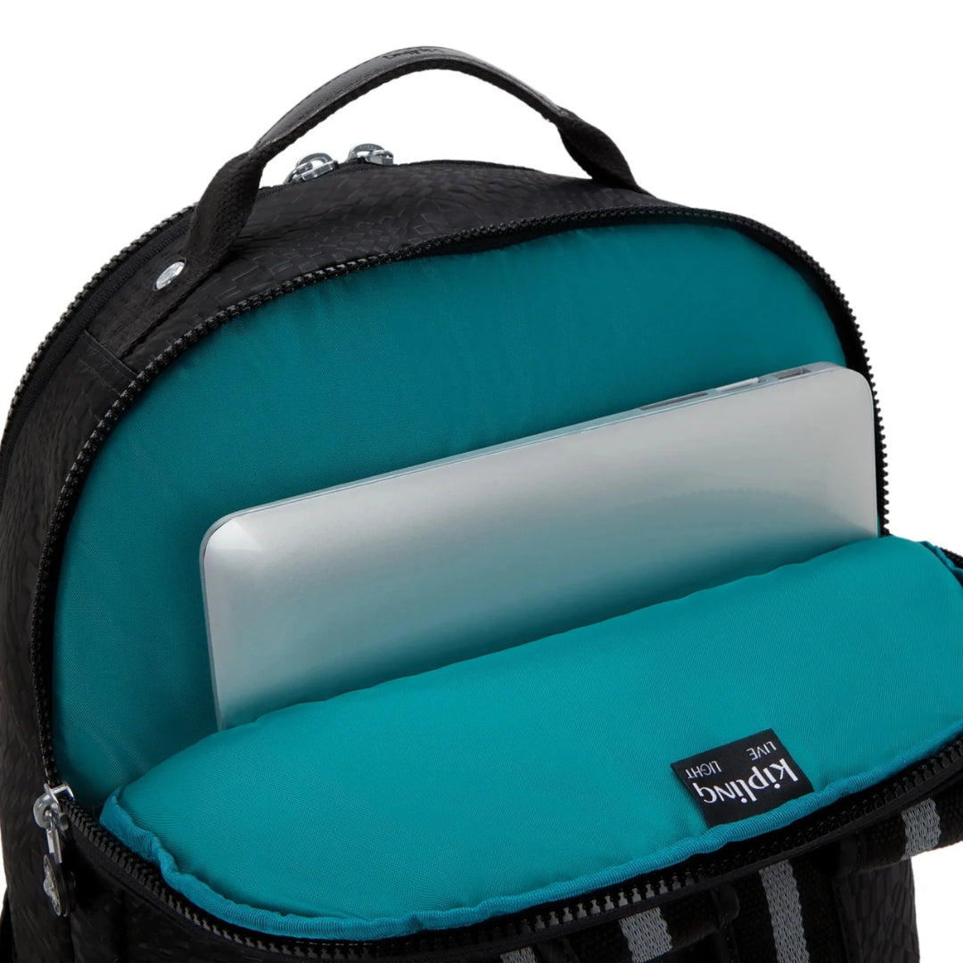 Kipling Seoul Lap Backpack | Black Dimensional