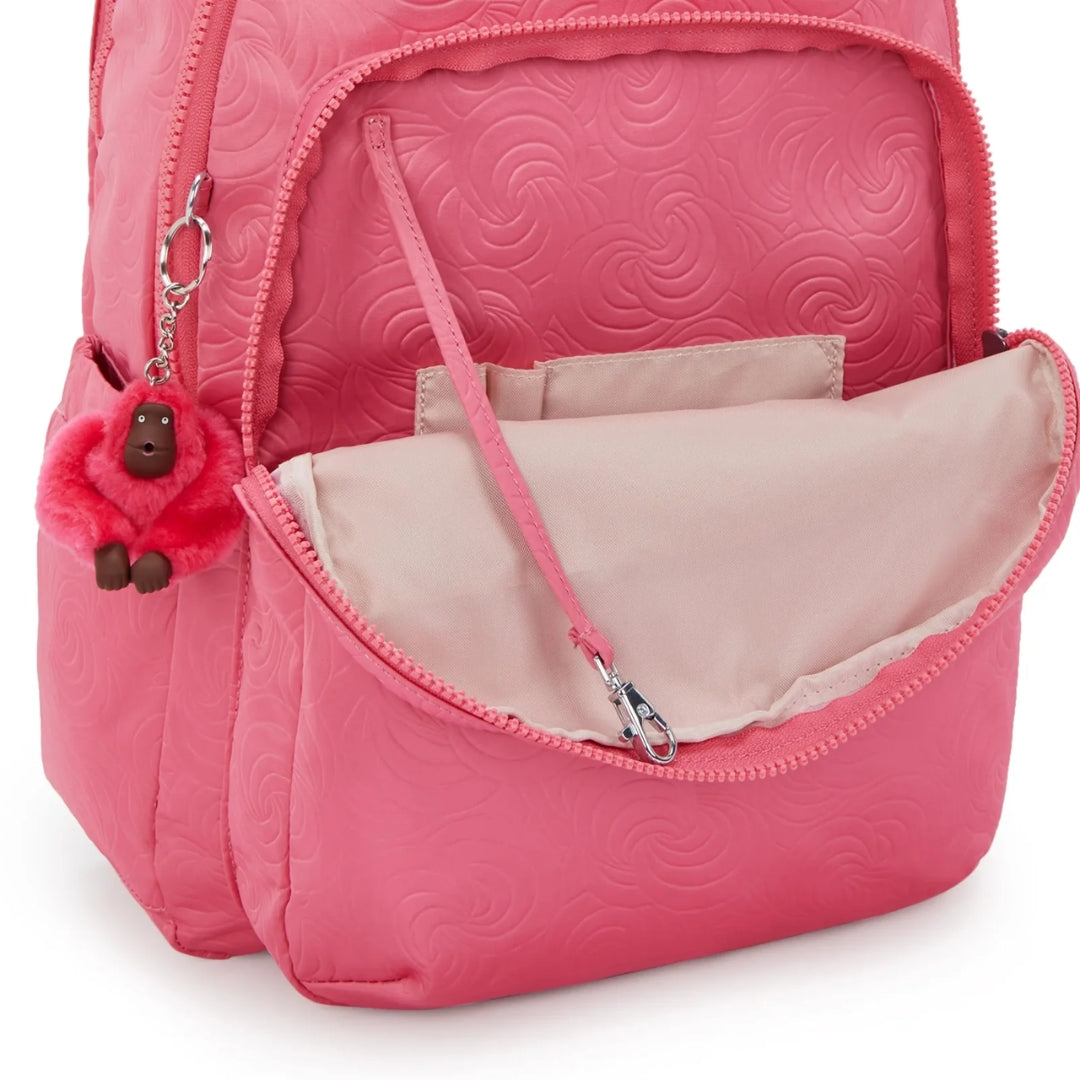Kipling Seoul Lap Backpack | Pink Swirl