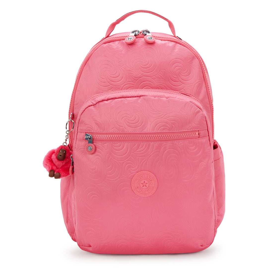 Kipling Seoul Lap Backpack | Pink Swirl
