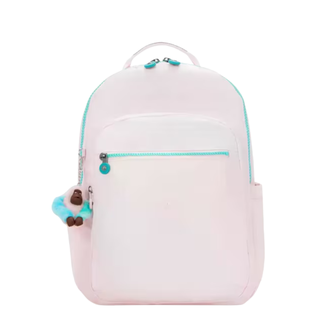 Kipling Seoul Lap Backpack Small | Pastel Pink
