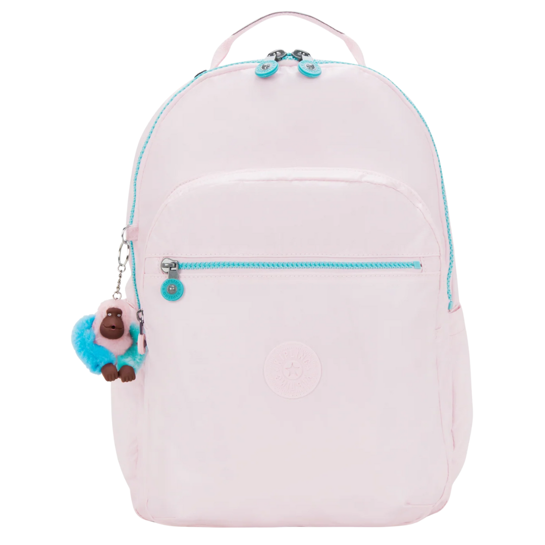 Kipling Seoul Lap Backpack | Sea Pink
