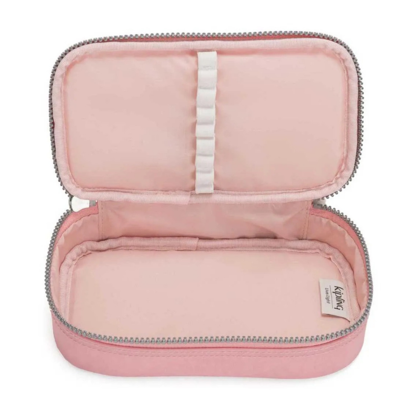 Kipling 50 Pens Pencil Case | Sea Pink