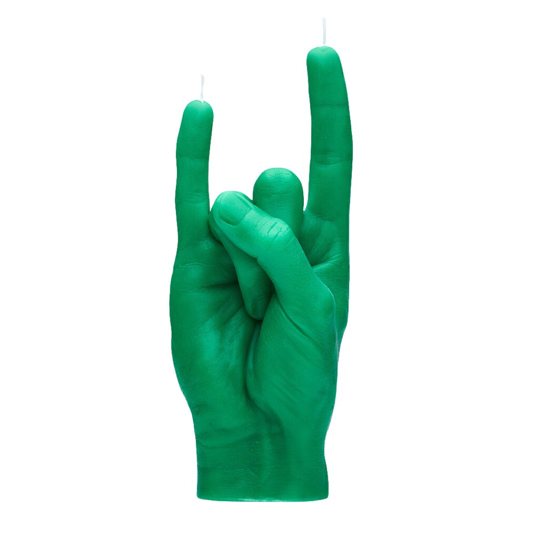 Candle Hand You Rock | Green