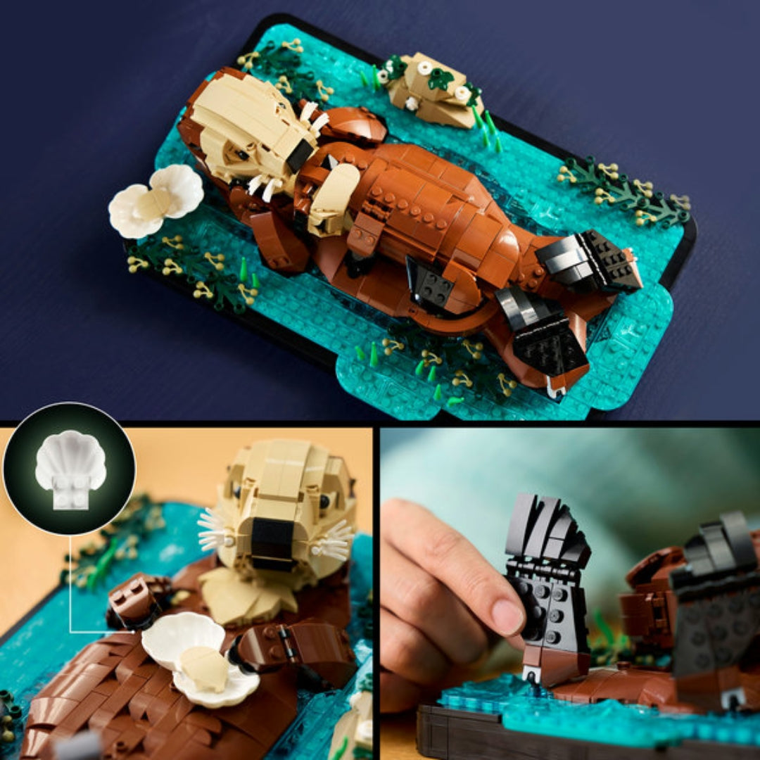 Lego Floating Sea Otters