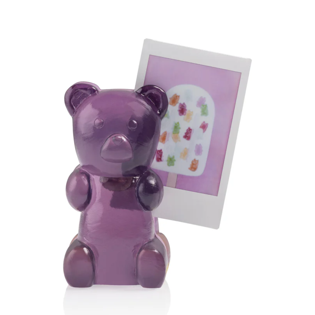 Candy Bear Magnetic Photo Holder | Purple