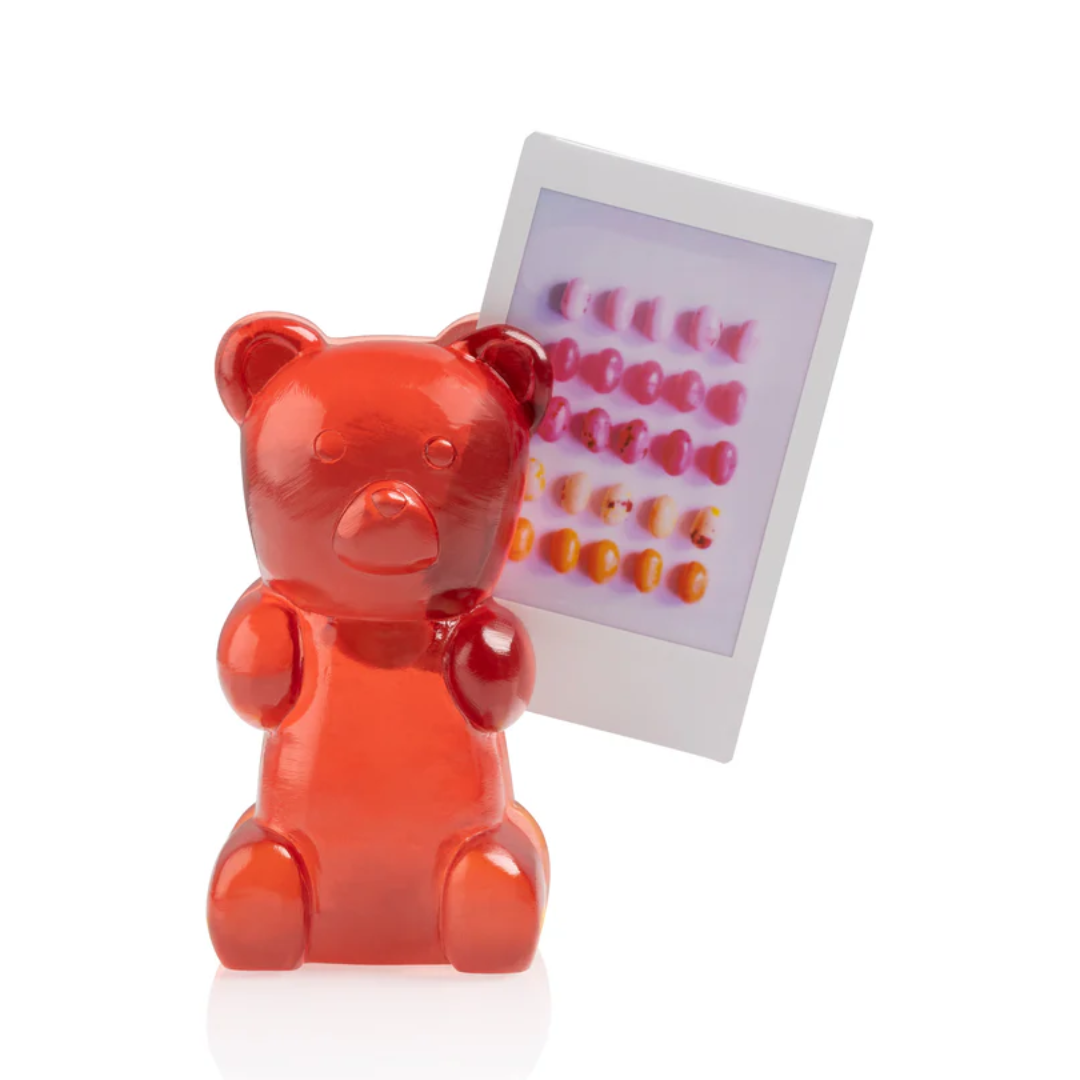 Candy Bear Magnetic Photo Holder | Red