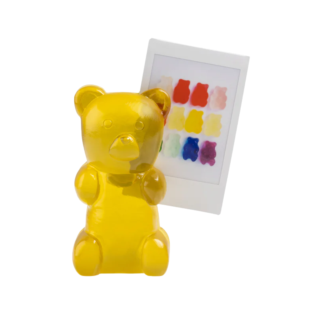 Candy Bear Magnetic Photo Holder | Yellow