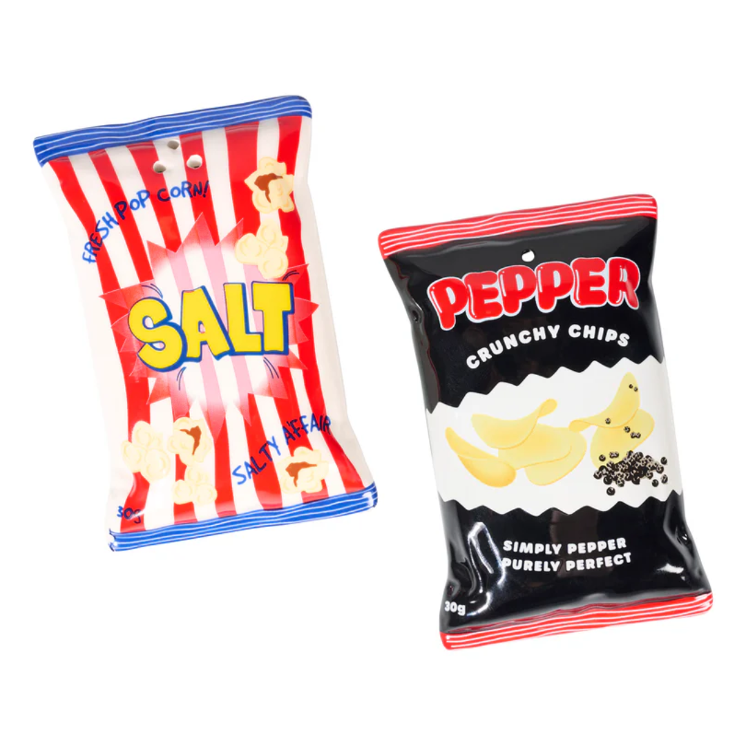 Salt and Pepper Snack Bags Shakers