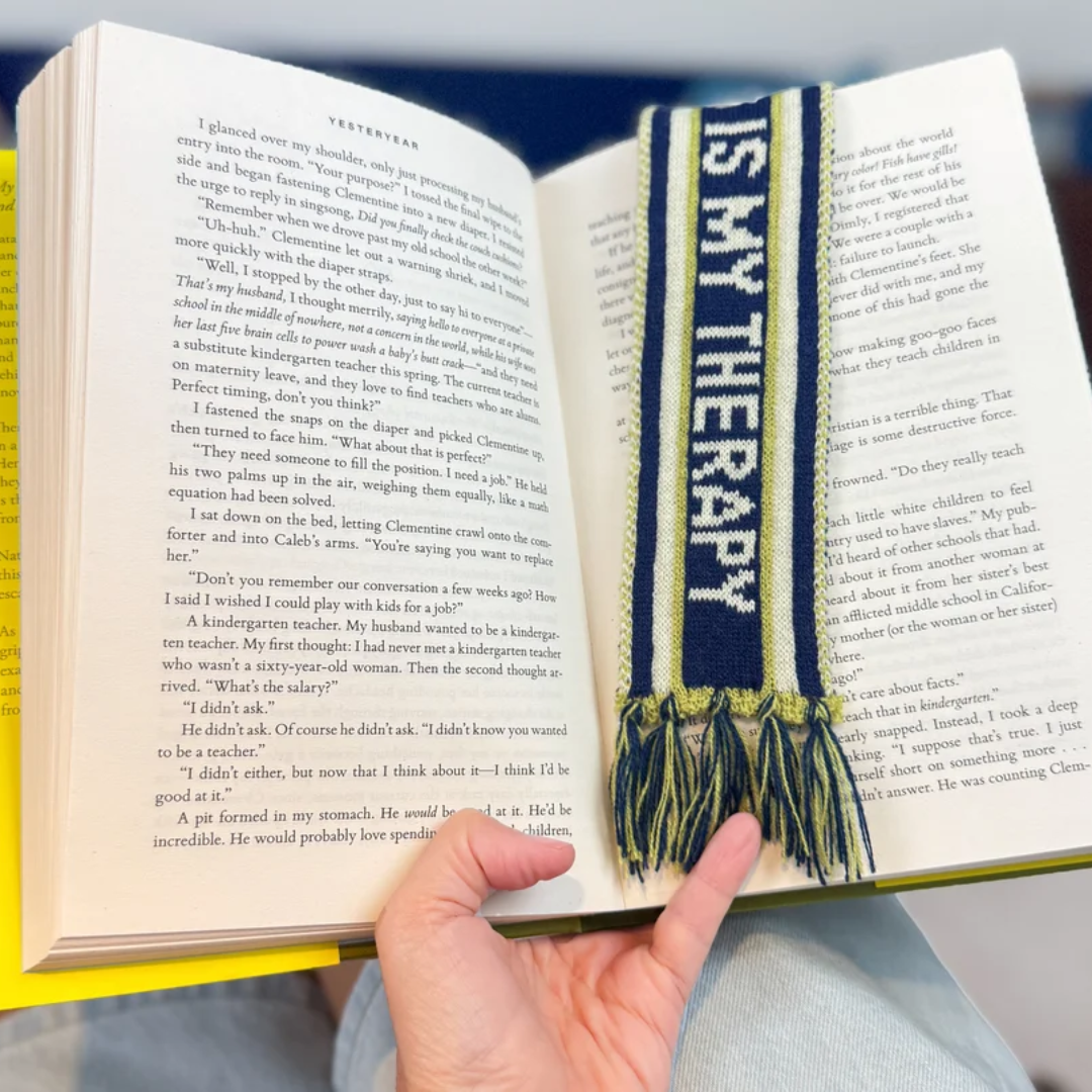 Book Scarf | Reading Is My Therapy