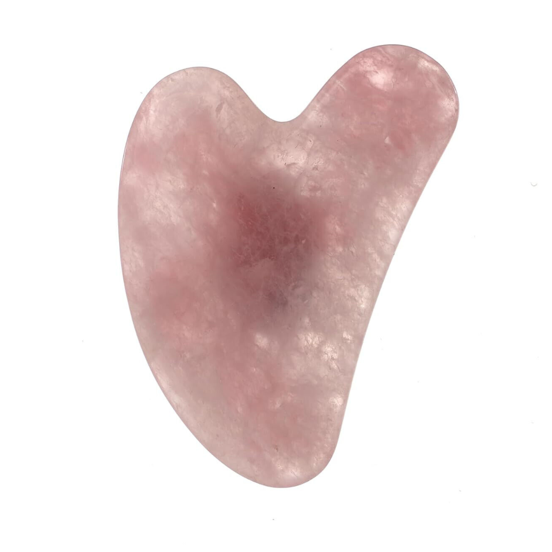 Gua Sha Face Massage Tool | Rose Quartz