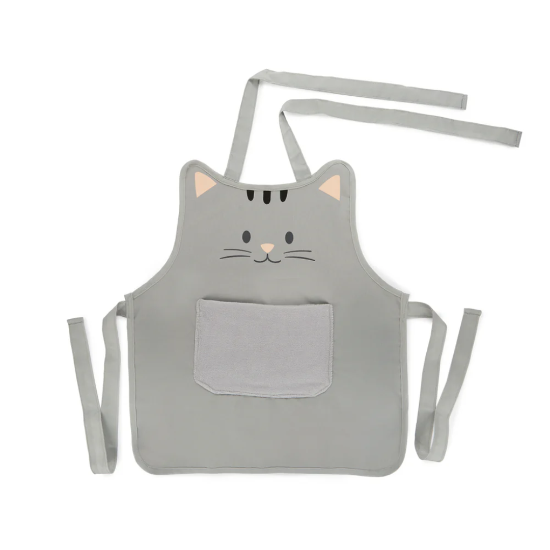 Kids Apron | Kitty Grey