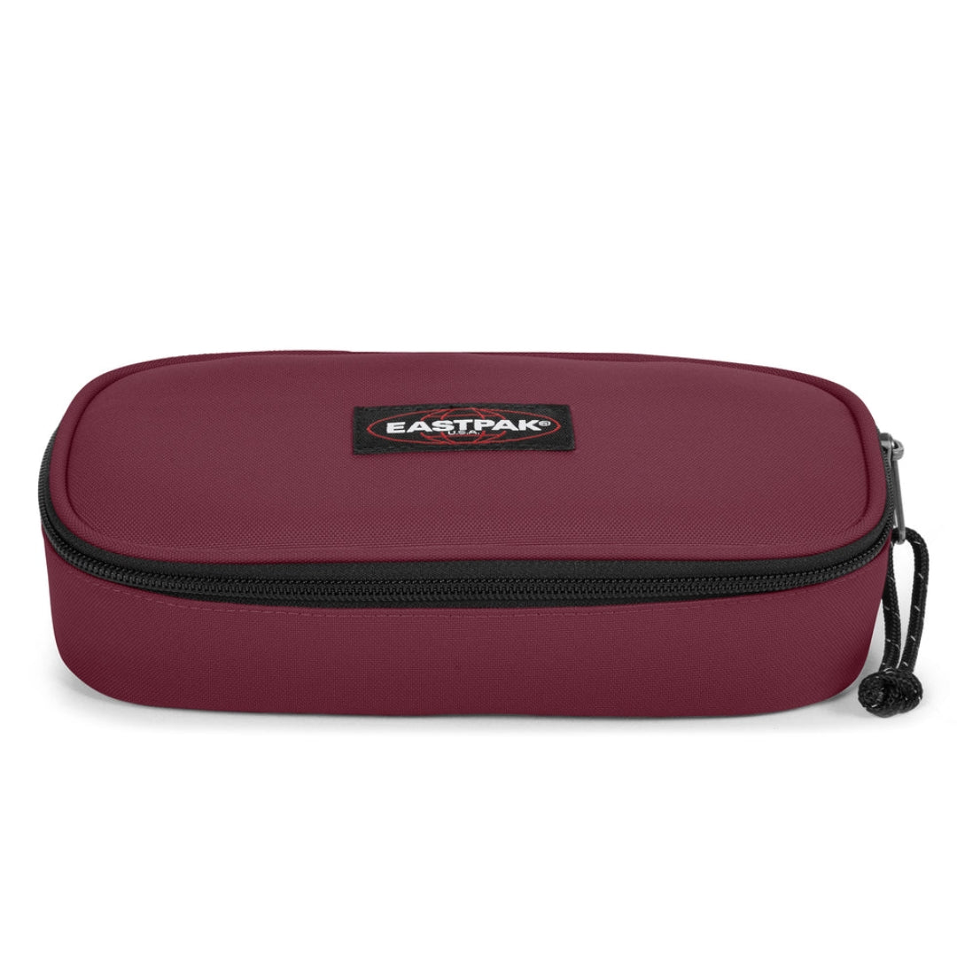 Eastpak Oval Single Pencil Case | Maroon Burgundy