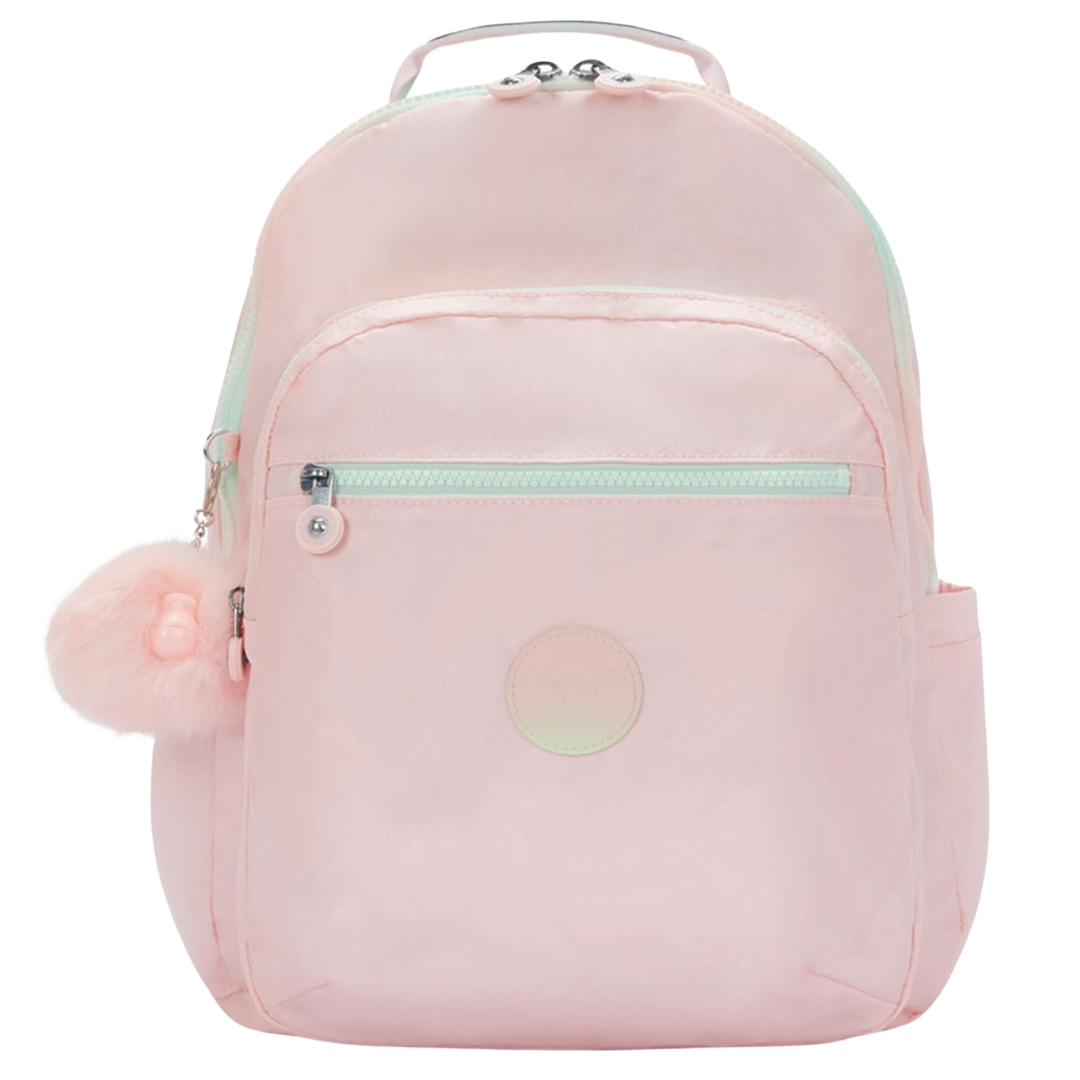 Kipling Seoul Lap Backpack | Blush Metallic