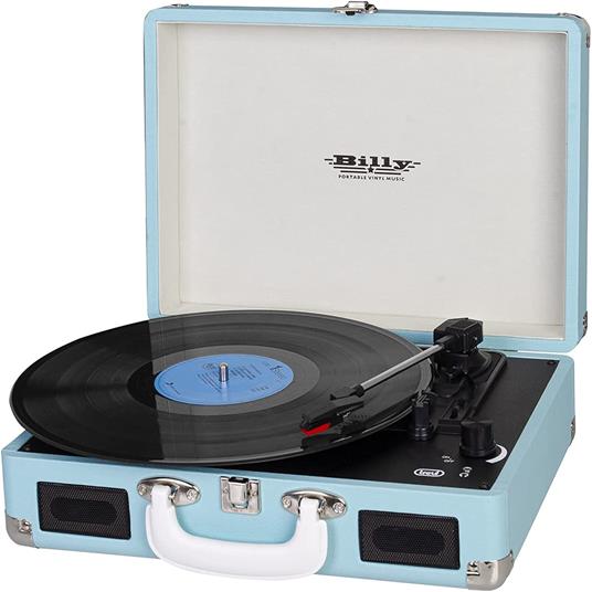 Billy Turntable Light Blue Tt1015