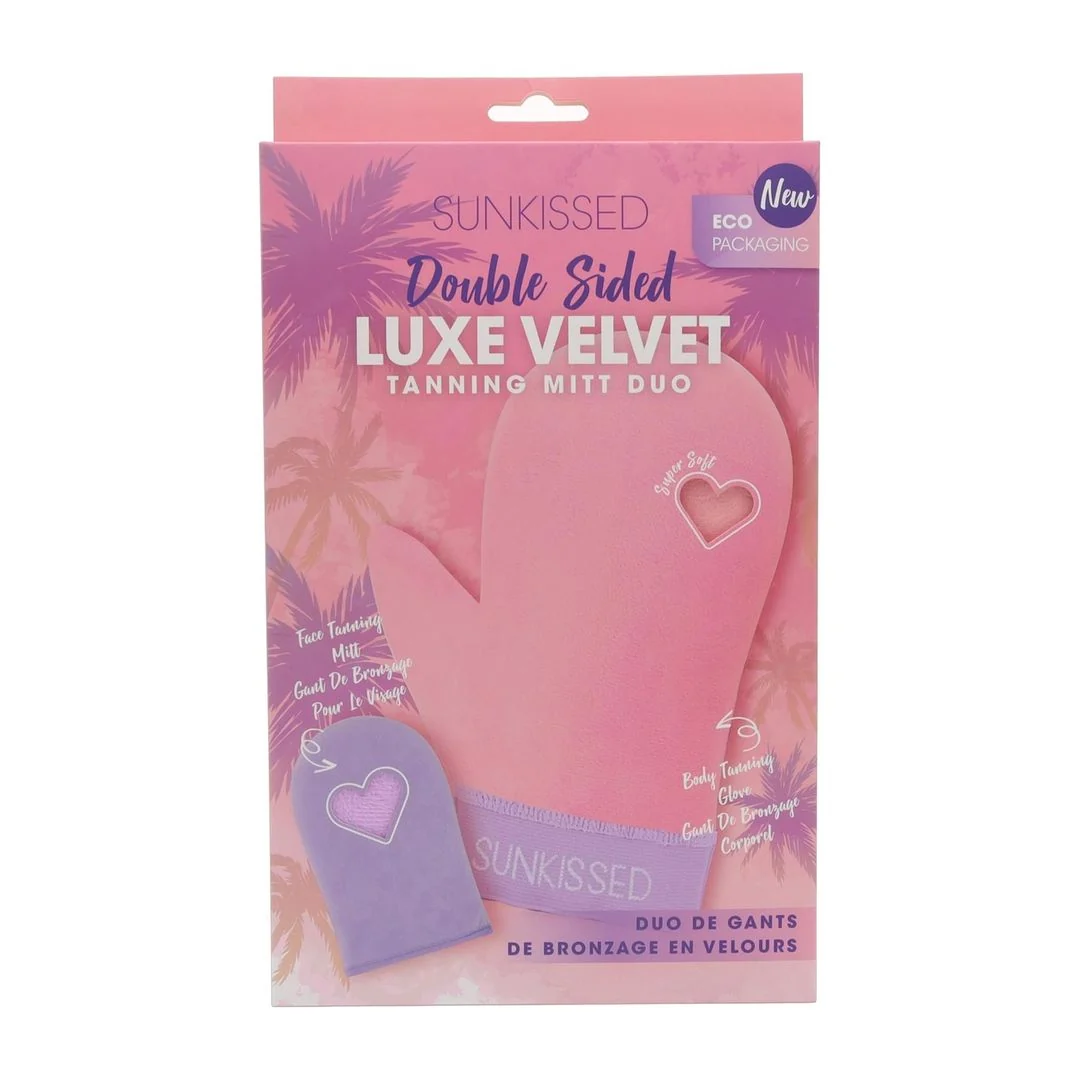 Double-Sided Tanning Mitt Duo