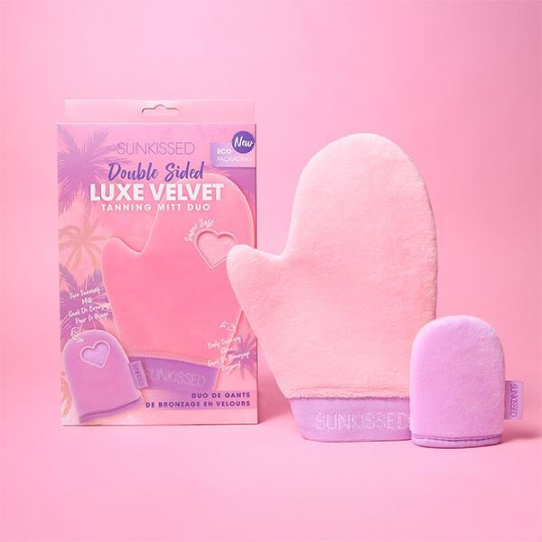 Double-Sided Tanning Mitt Duo