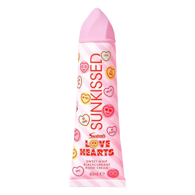 SUNKISSED X LOVE HEARTS BLACKCURRANT HAND CREAM