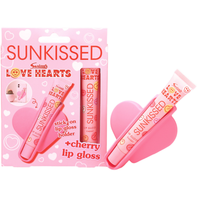 SUNKISSED X LOVE HEARTS LIP GLOSS HOLDER
