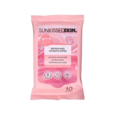 SUNKISSED SKIN REFRESHING INTIMATE CLEANSING WIPES