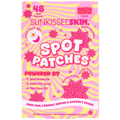 Sunkissed Neon Glitter Stars Spot Patches