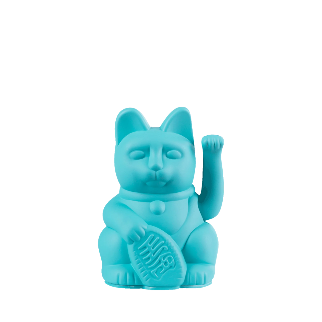 Mini Lucky Cat | Turquoise