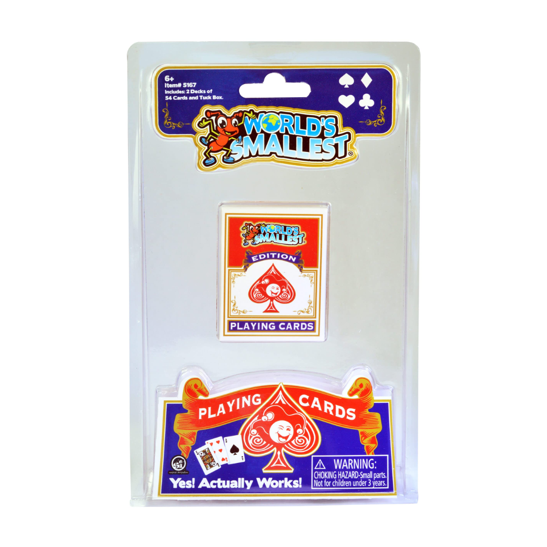 World's Smallest Playing Cards