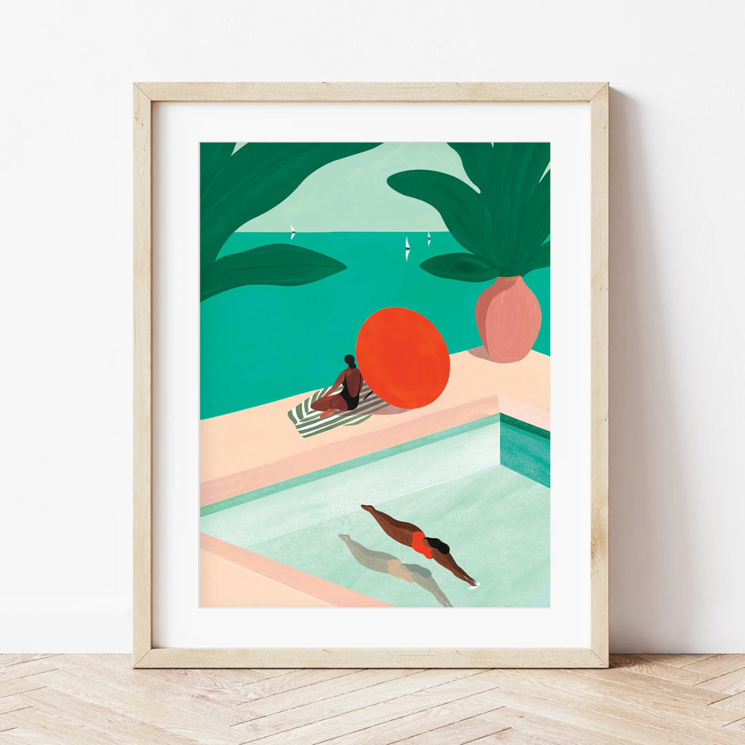 Paint by Numbers Set | St. Barthélemy by Léa Morichon