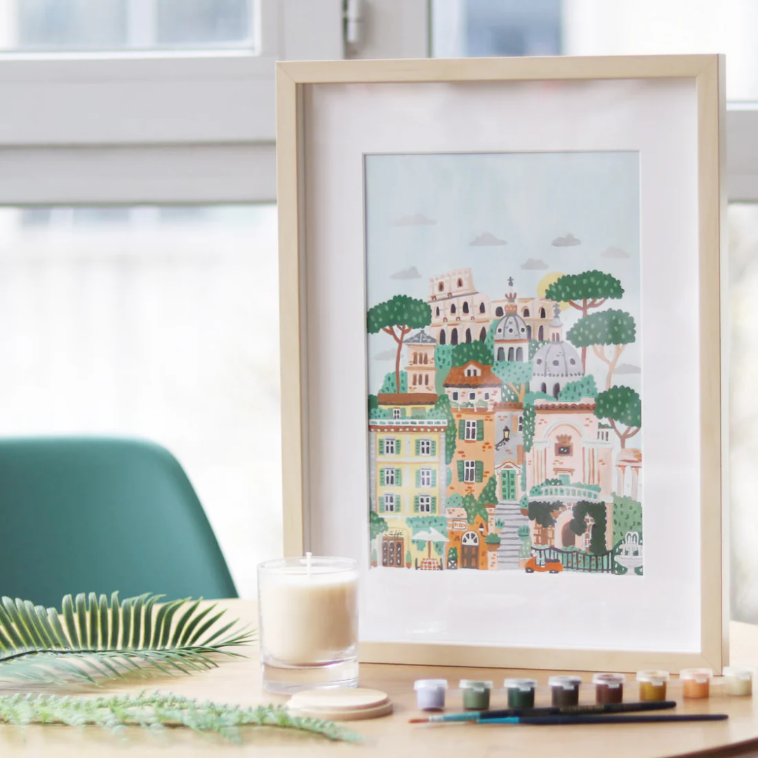 Paint by Numbers Set | Rome by Hoglet and Co.
