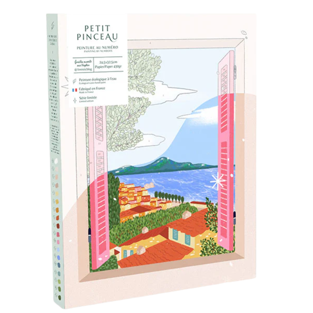 Paint by Numbers Set | Open Window onto Naples by Limistic