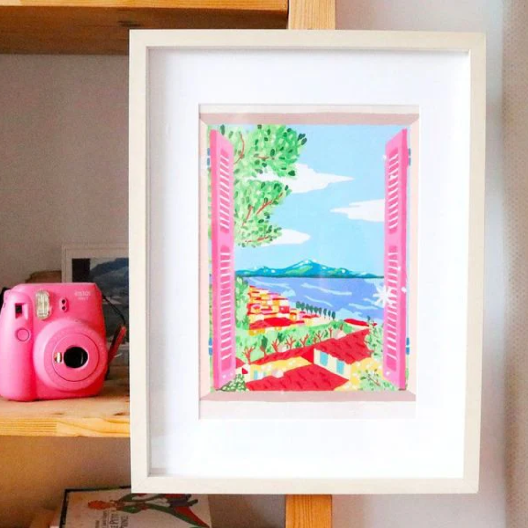 Paint by Numbers Set | Open Window onto Naples by Limistic