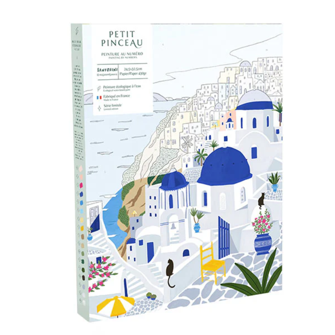 Paint by Numbers Set | Santorini by Maja Tomljanovic