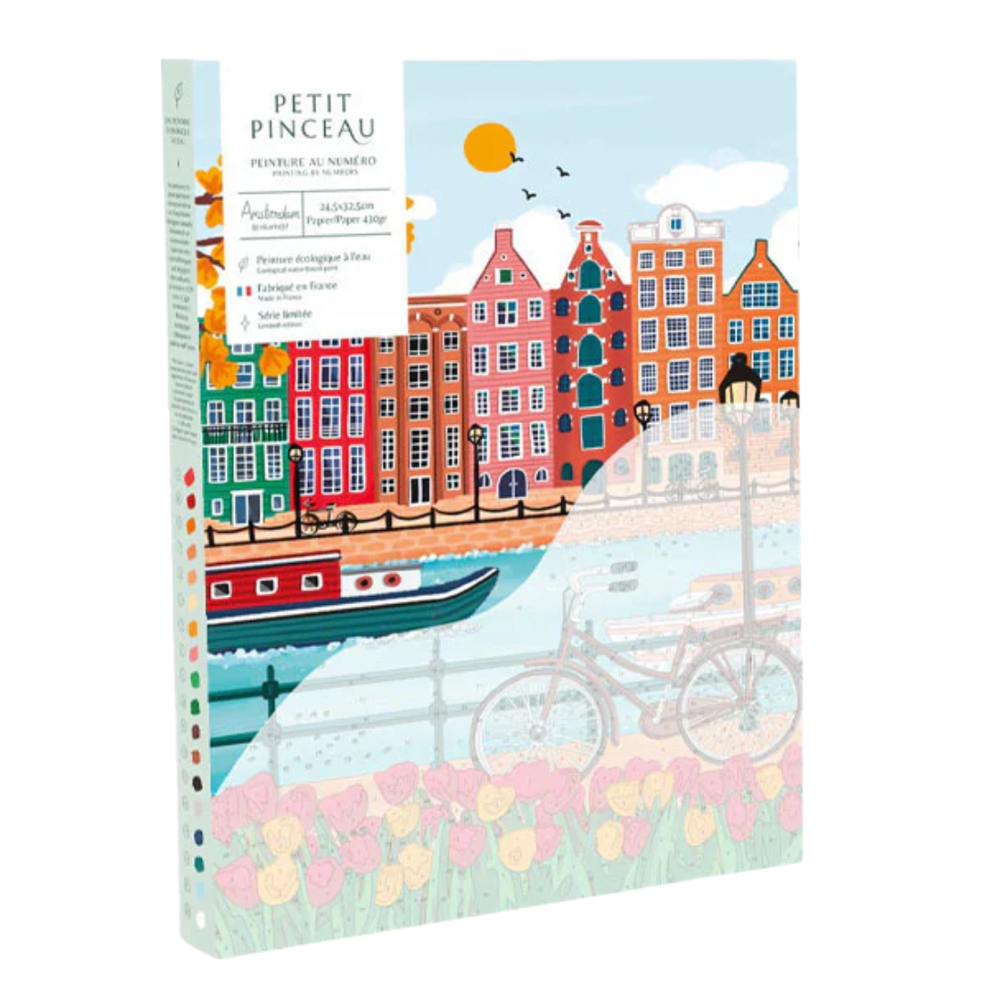 Paint by Numbers Set | Amsterdam by Nidhi Kachhadiya