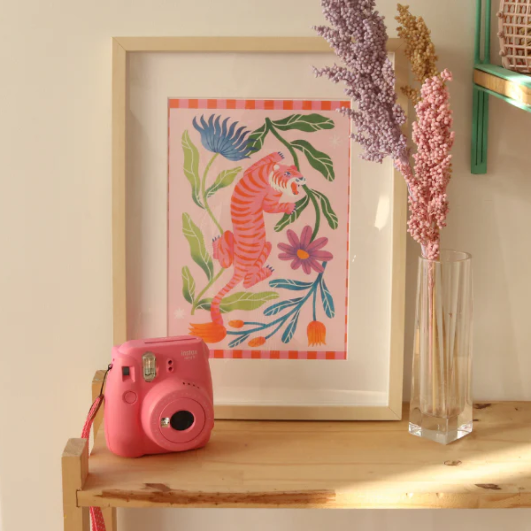 Paint by Numbers Set | Flowering Tiger by Limistic