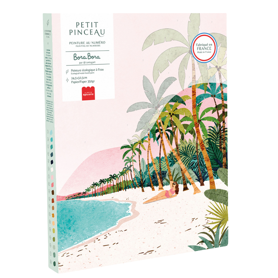Paint by Numbers Set | Bora Bora by Tania Garcia