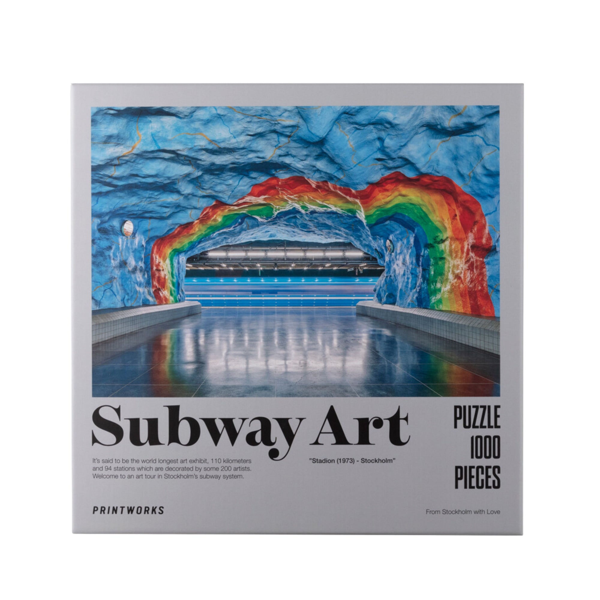 Puzzle 2D - Subway Art Rainbow
