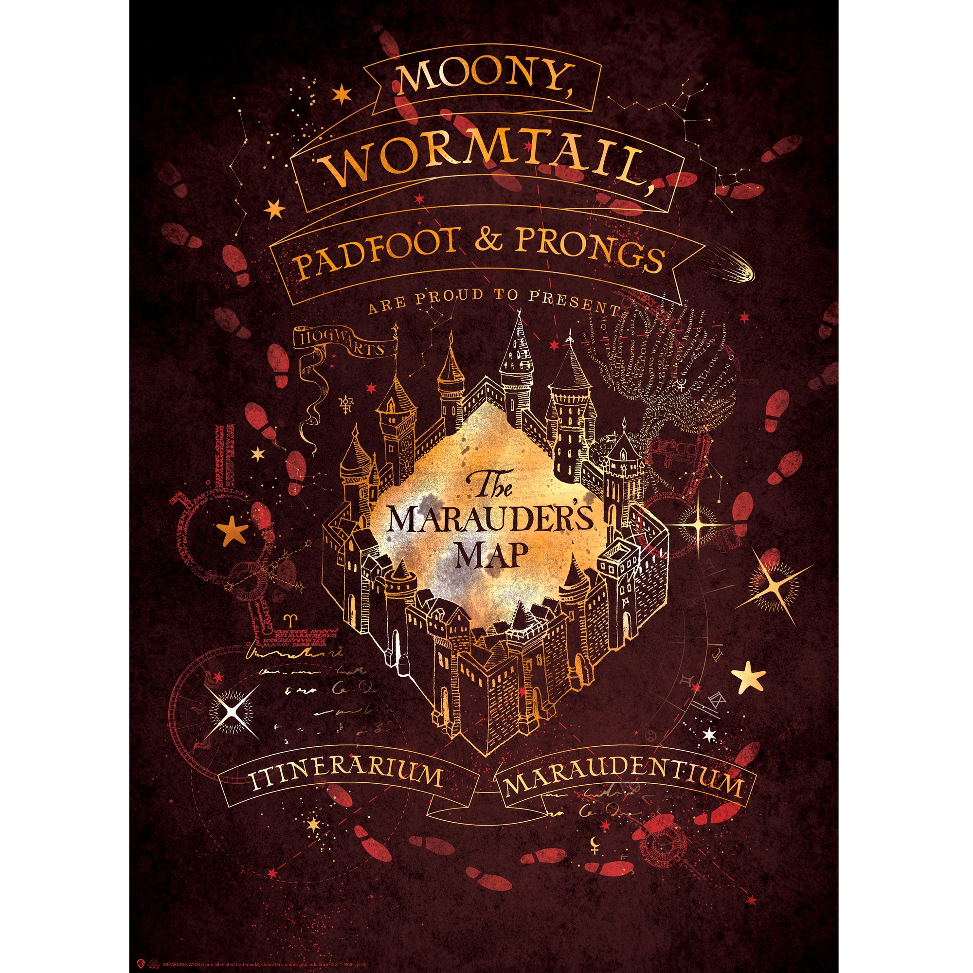 Set 2 Chibi Posters - Blason & Maraudeurs