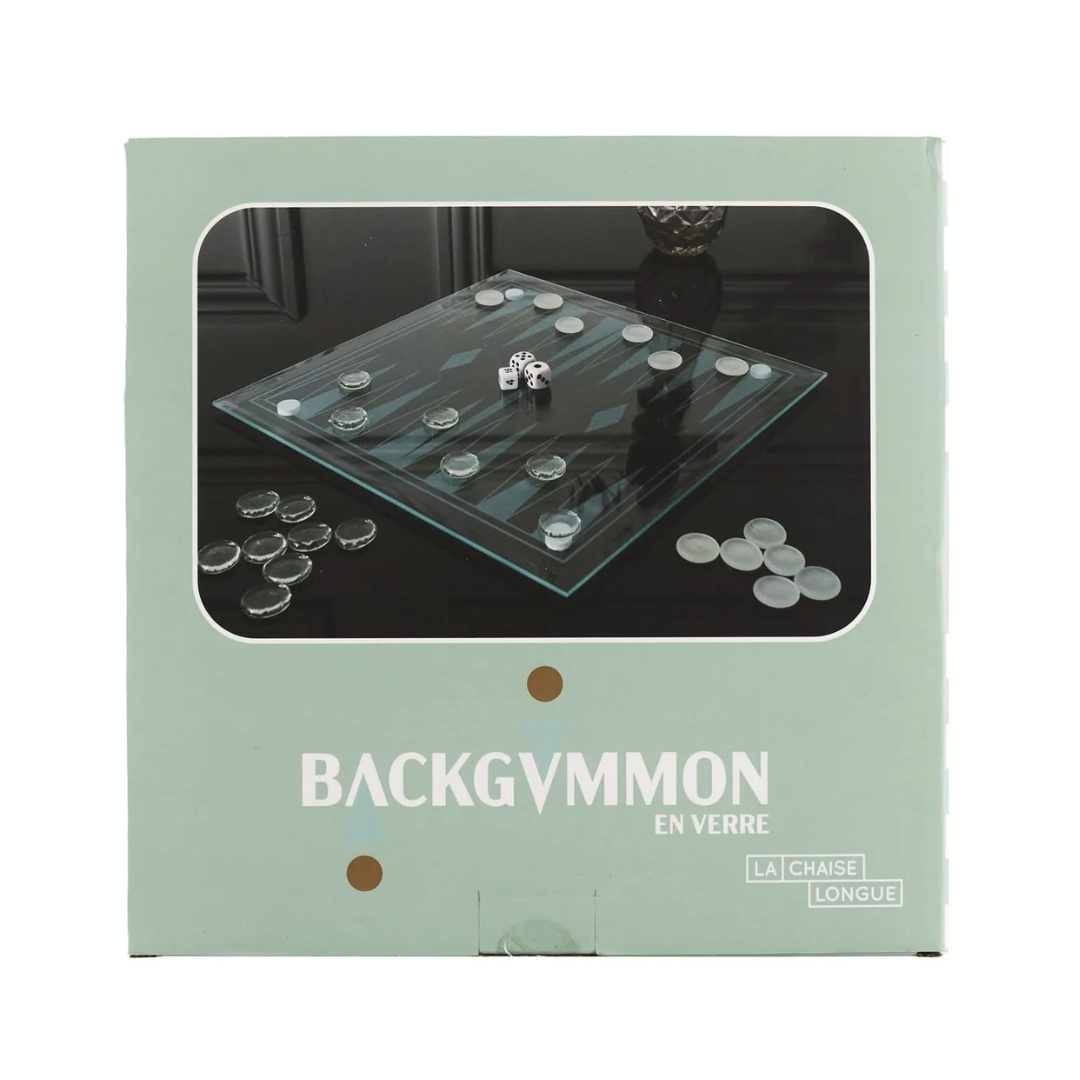 Glass Backgammon Set