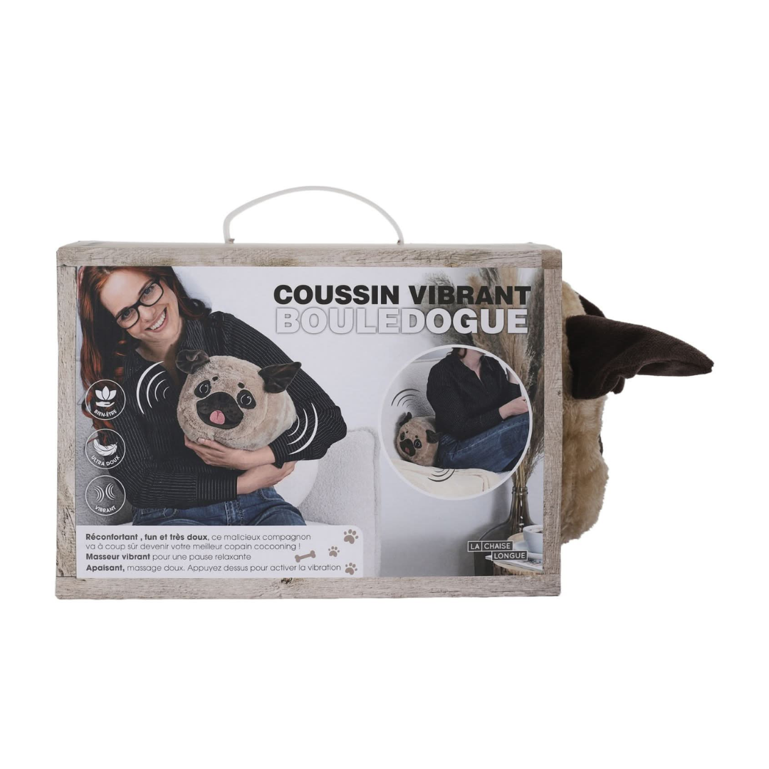 Bulldog Vibrating Pillow