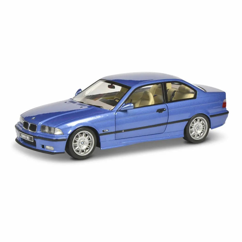 Car Solido BMW E36 Coupe M3 Estoril Blue 1990 1:18