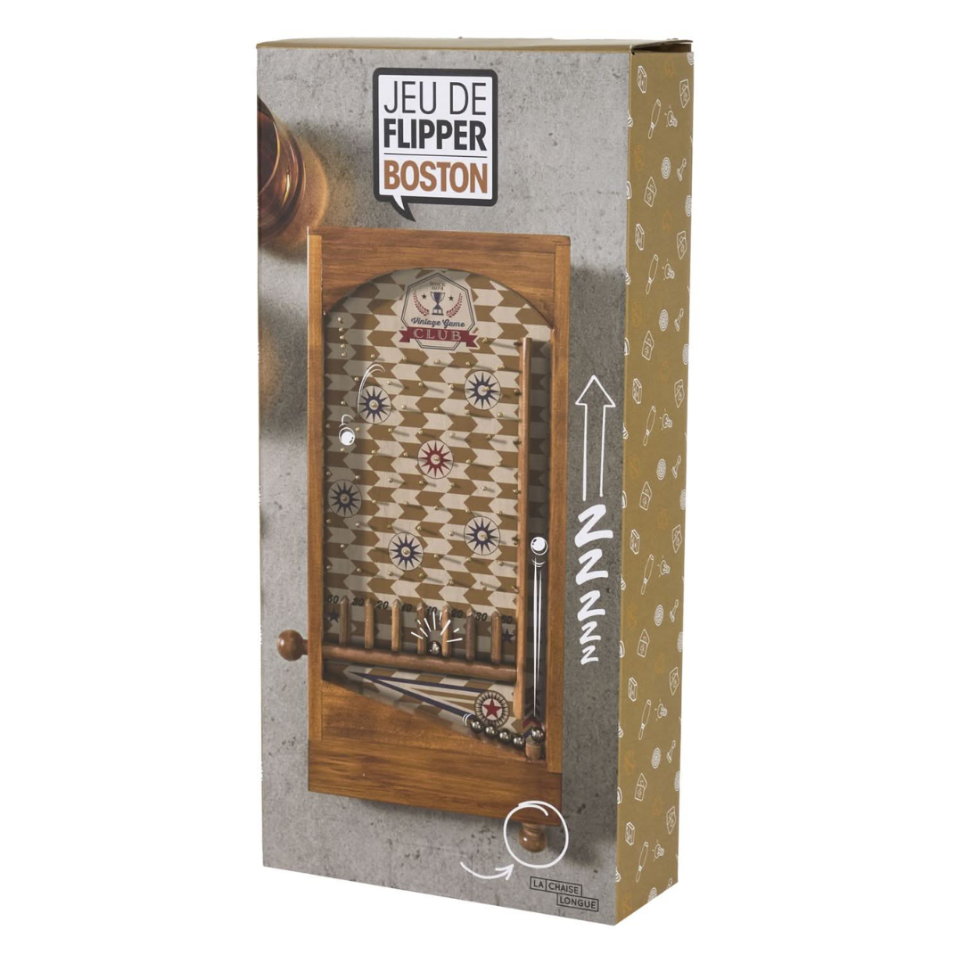 Boston Wooden Pinball Machine