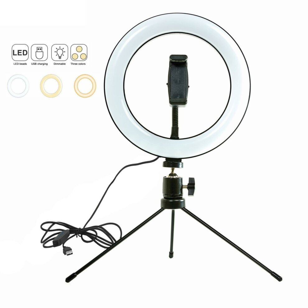 LED Ring Light Lamp 8"