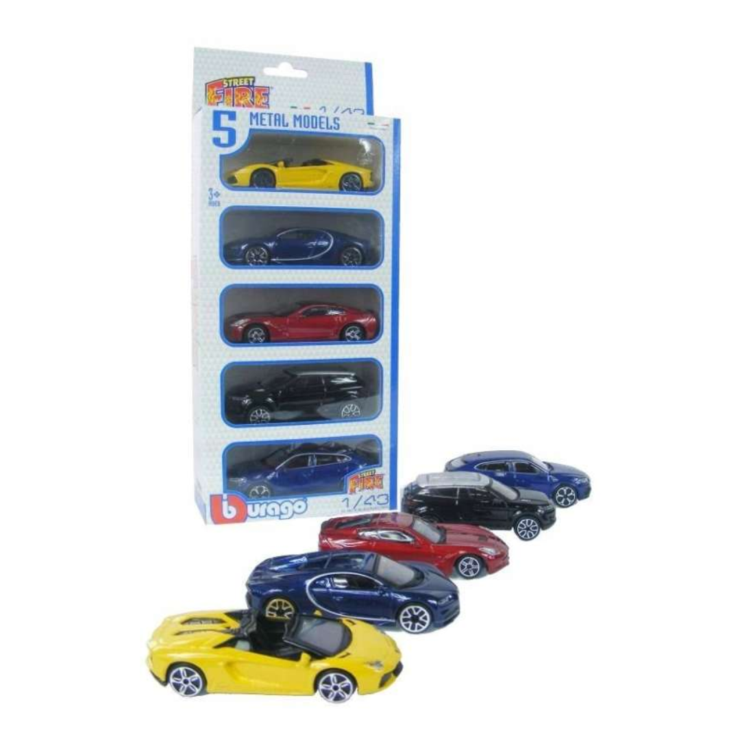 Street Fire Car Set of 5