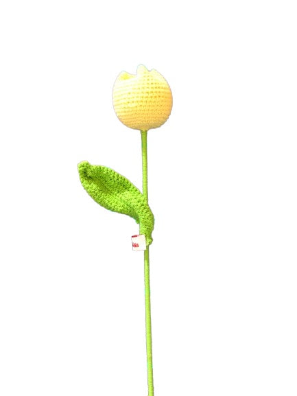 Handmade Rose Tulips - Yellow