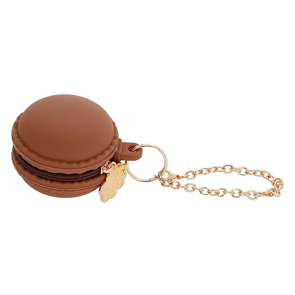 Chocolate Macaron Pouch Charm